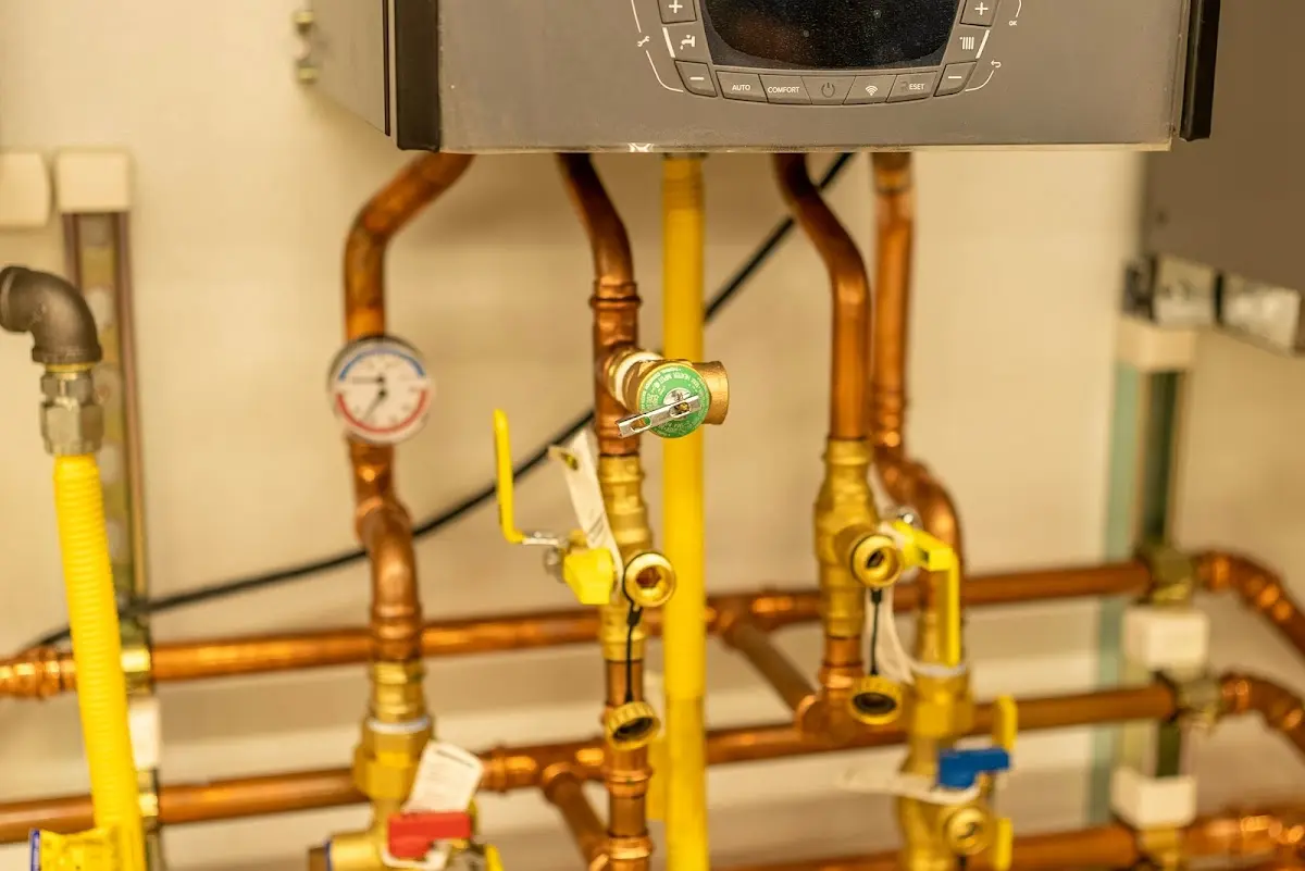 Licensed technician providing Backflow Prevention for a homeowner in Angels